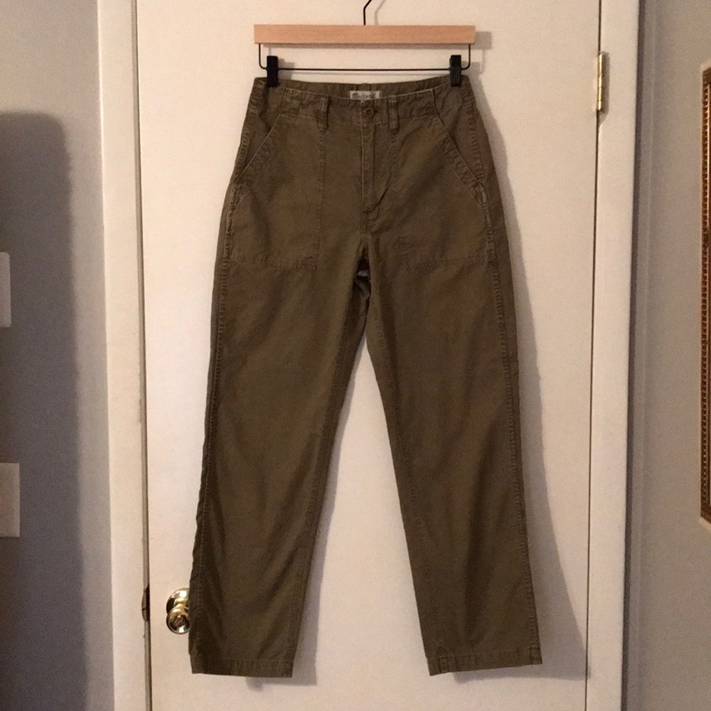 High rise utility pants by Madewell.